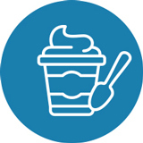 Greek yogurt icon