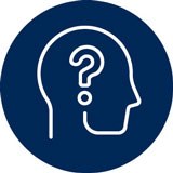 Thinking icon.