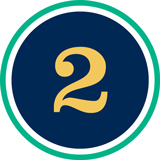 Number two icon