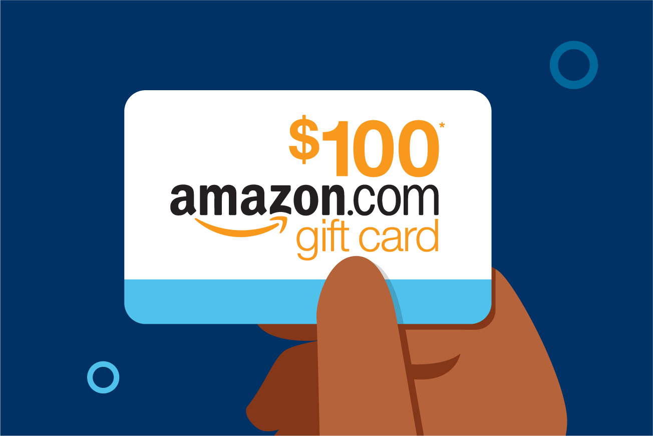 $100 Amazon.com gift card