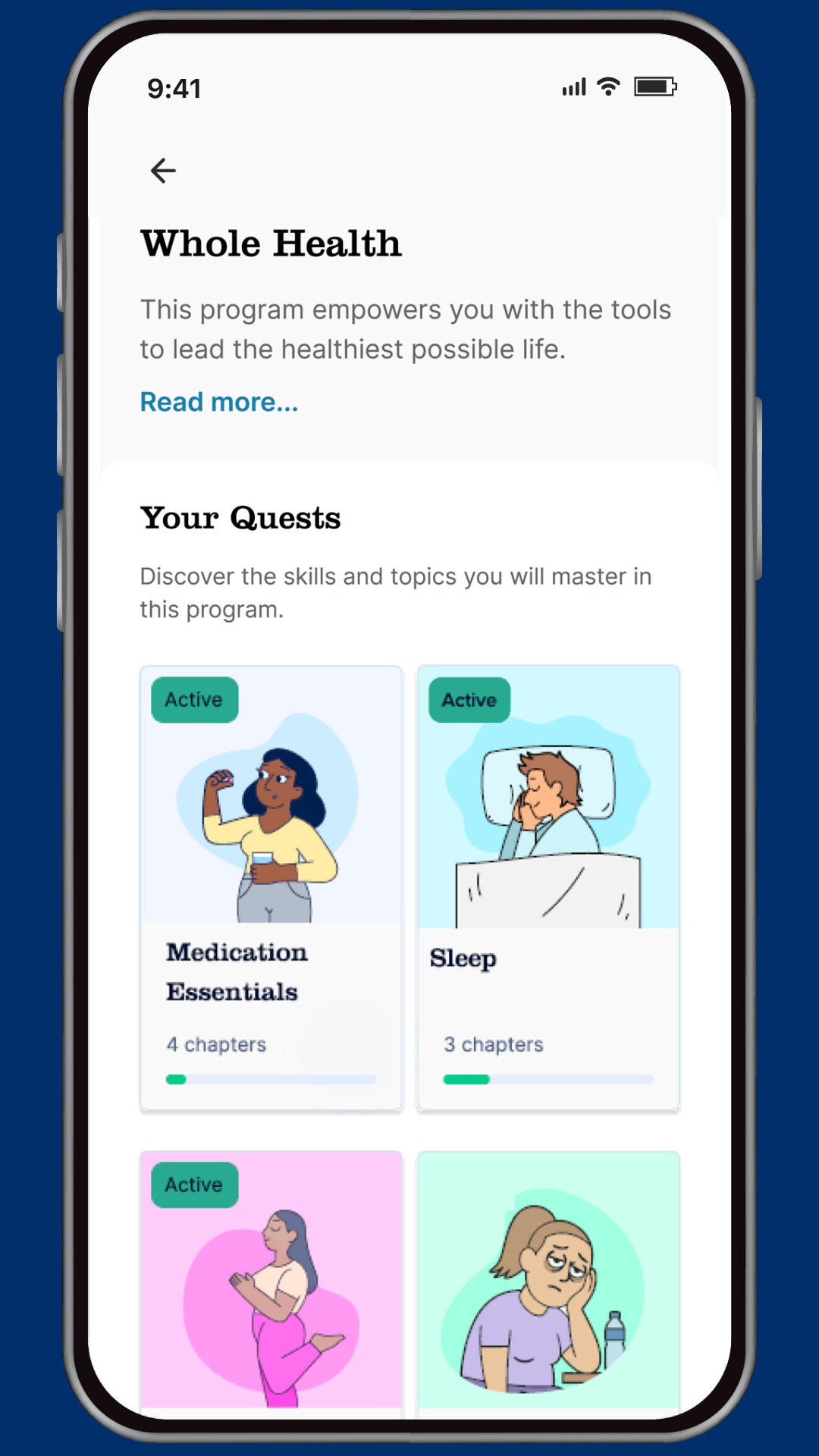 Nutrition App Screen