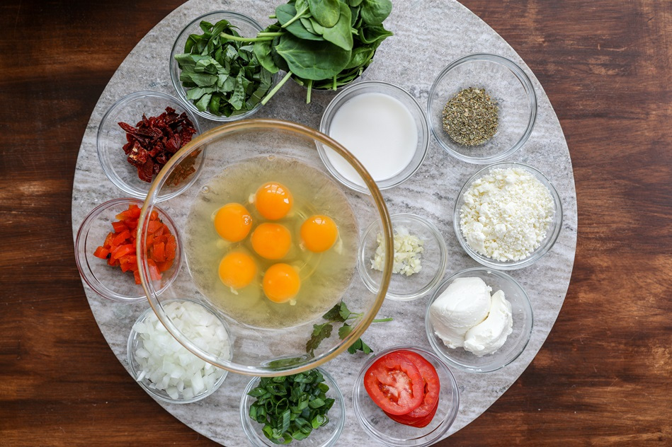 R Ecipe Veggie Frittata ingredients