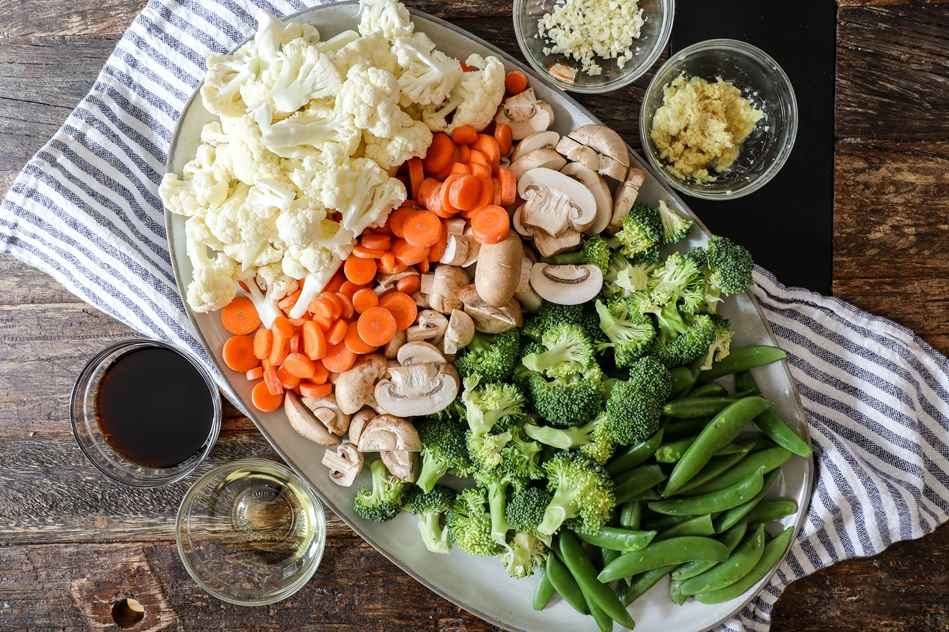Recipe Chicken Stir Fry prep