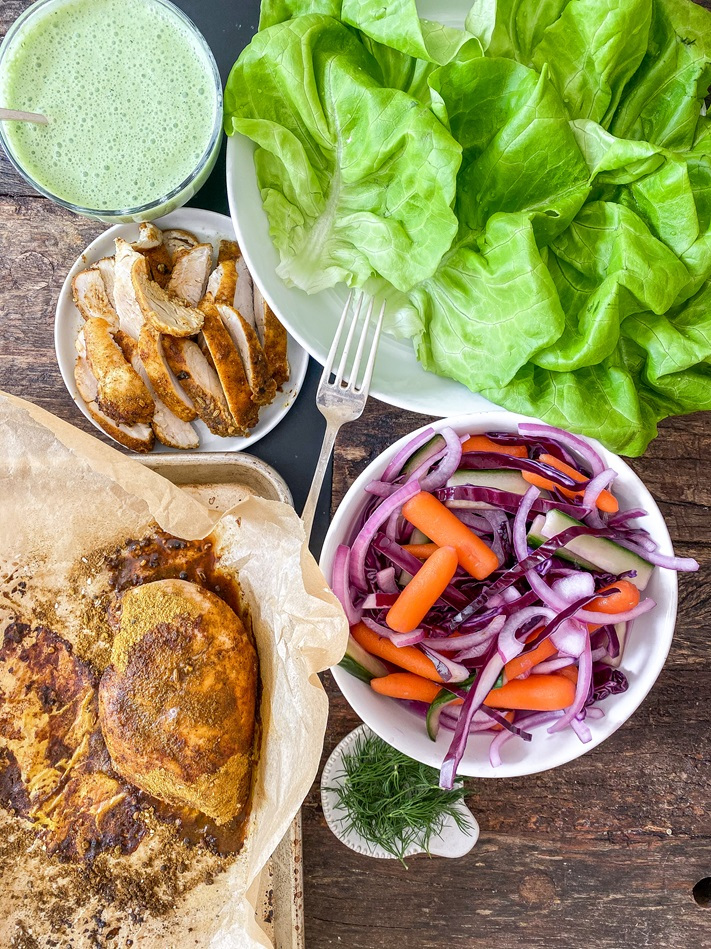 Short Cut Chicken Shawarma Lettuce Cups 01