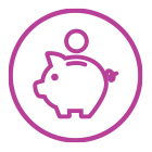 Piggy bank icon